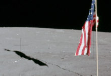 The US Flag from Apollo 12